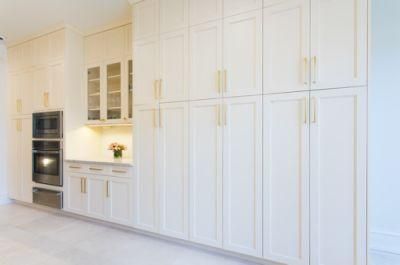 Good Price French Design Mirror Cupboard Open Frame White Shaker Kitchen Cabinets