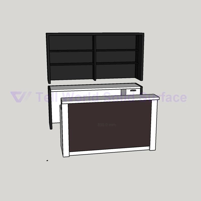 Luxury Salad Restaurant Club Commercial Bar Counter Design