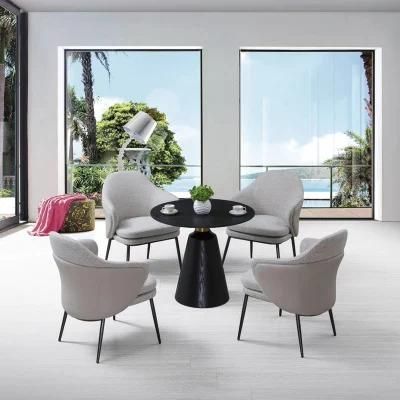 Nova Modern Fabric Living Room Furniture Upholstered Dining Chair Leisure Sofa Chair