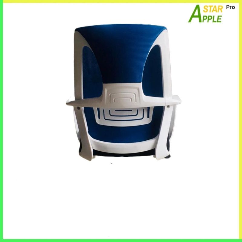 Elegant White Furniture Boss Office Plastic Chair with Soundless Castor