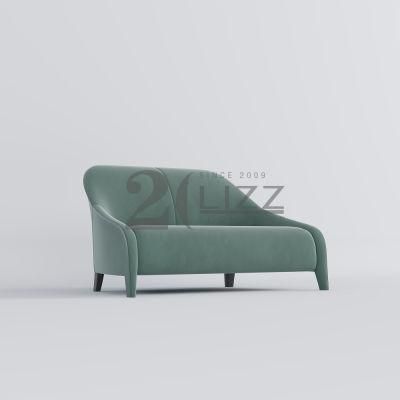 Modern European Design Living Room Office Sofa Loveseat Green Fabric Leisure Couch 2 Seat Sofa