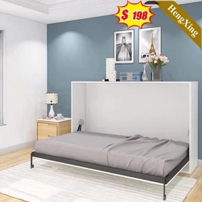 Multi-Functional Invisible Storage Wall Folding Combination Wardrobe Bookcase Space-Saving Murphy Bed for Small Apartment