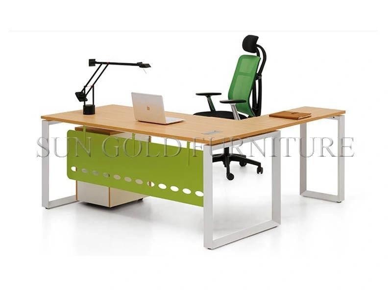 Modern L Shape Simple Director Office Table Design (SZ-ODT650)