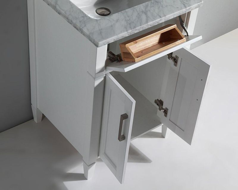 24 Inch Soft Closing White Modern Bathroom Vanity