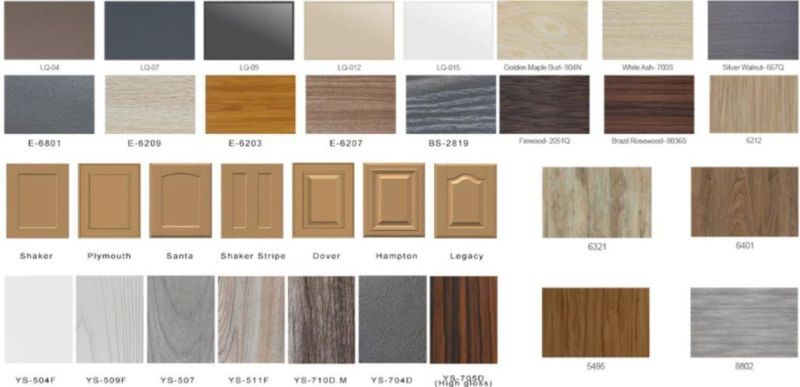 Particle Board MDF Door Wooden Modern Kitchen Cabinet Features Metal Slider Customization Cabinet