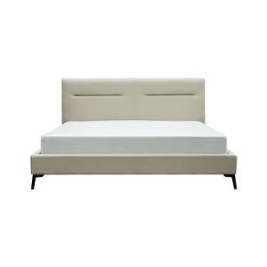 Modern House Bed with White Headboard Queen Size