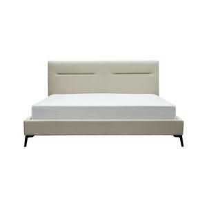 Modern House Bed with White Headboard Queen Size