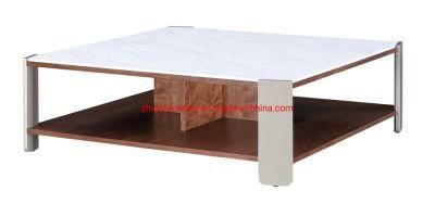 Restaurant Furniture Modern Design Coffee Table with Marble Top