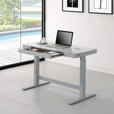 Electric Standing Desk with Drawers