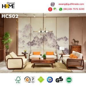 European Home Furniture Living Room Fabric Sofa Set Furniture (HCS02)