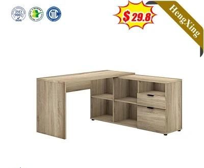 Modern Wholesales Home Living Room Office Furniture Sample Study Table Computer Desk with Side Table