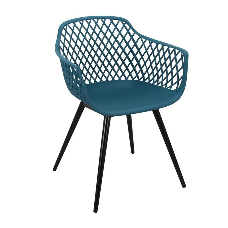 Rikayard High Quality Modern Cheap Wholesale Austin Dining Arm PP Plastic Chair