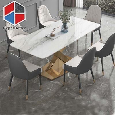 Calacatta Sintered Stone Dining Table Rectangle 80X180cm