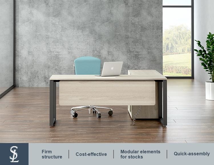 New Modern Manager L-Shaped Fashion Office Furniture Table