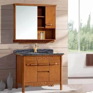 Modern Painted High Quality Red Oak Bathroom Vanity Floor Mounted -1002