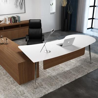 High Quality P Shape Modern Executive Wooden Office Desk