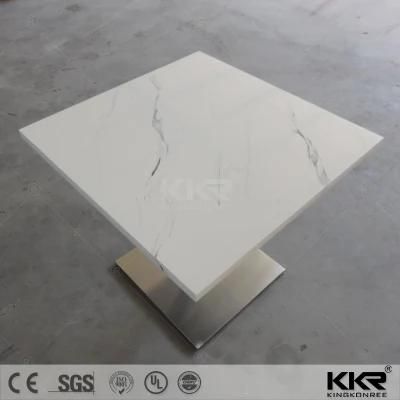 Shopping Mall Dubai Dining Table Restanuant Acrylic Stone Table