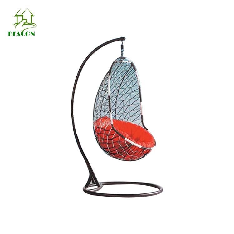 Garden Patio Backyard Rattan Waterproof Popular Modern Design Hanging Swing Chair