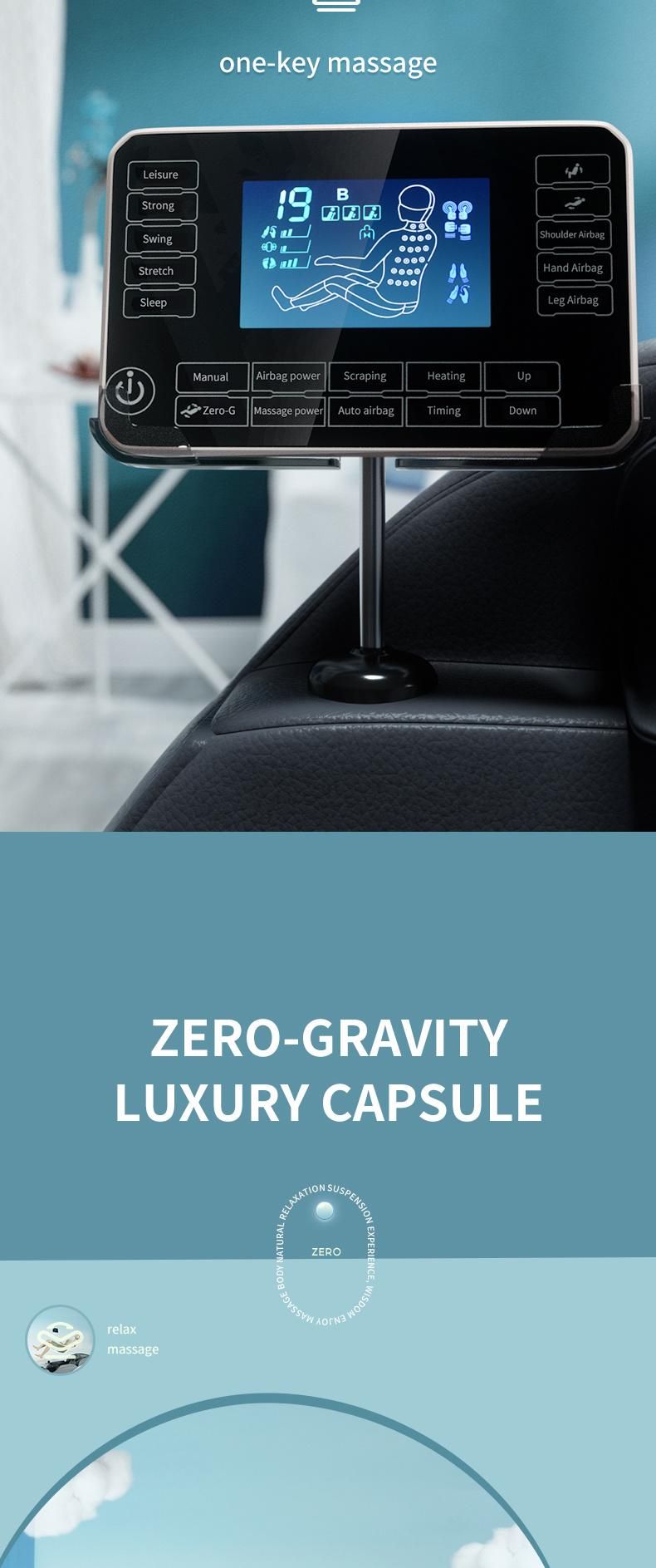 Jare Rh7600 Luxury Home Special Modern Reclining Foot Massager Zero Gravity Massage Chair