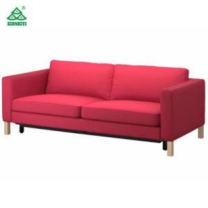 Solid Wood Frame Full Size Living Room Sofa Bed Sets Stable Structure for Hotel