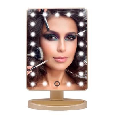 1X/10X Magnfying CE Lighted Tabletop Vanity Makeup Mirror OEM