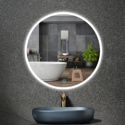 Waterproof Smart Touch Screen Customized Modern Bathroom LED Light Mirror
