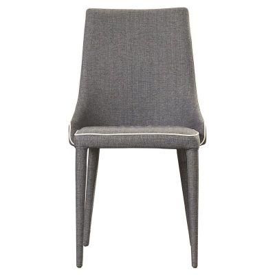 New Product Modern Luxury Home Furniture Dining Room Chairs Stainless Steel Legs Velvet Fabric Dining Chairs