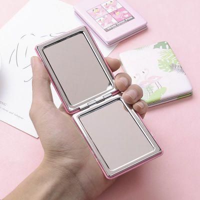 Customized Make up Mini Rectangle Small Mirror Gift with Rhinestone