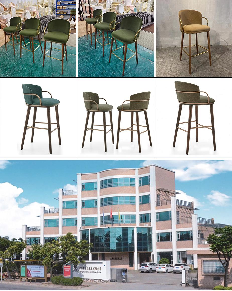 Hot Selling Restaurant Cafe Dining Modern Lounge Furniture Stainless Steel Metal Bar Chair