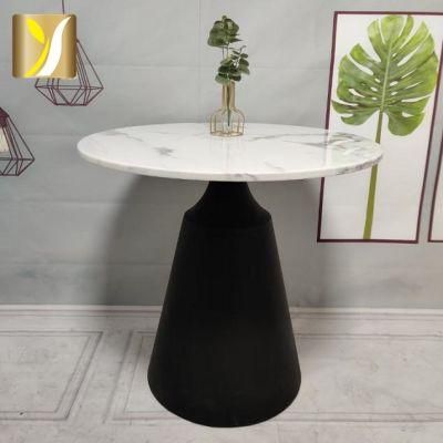 Hot Sale Modern Design Office Sofa Side Table Tea Table Coffee Table with Black Base