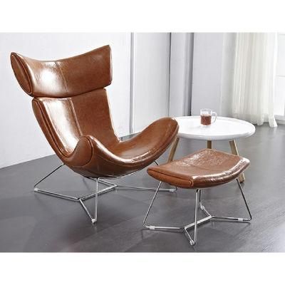 Single Leather Sofa Chair Living Room Home Leisure Lounge Chair (SZ-SF3666)