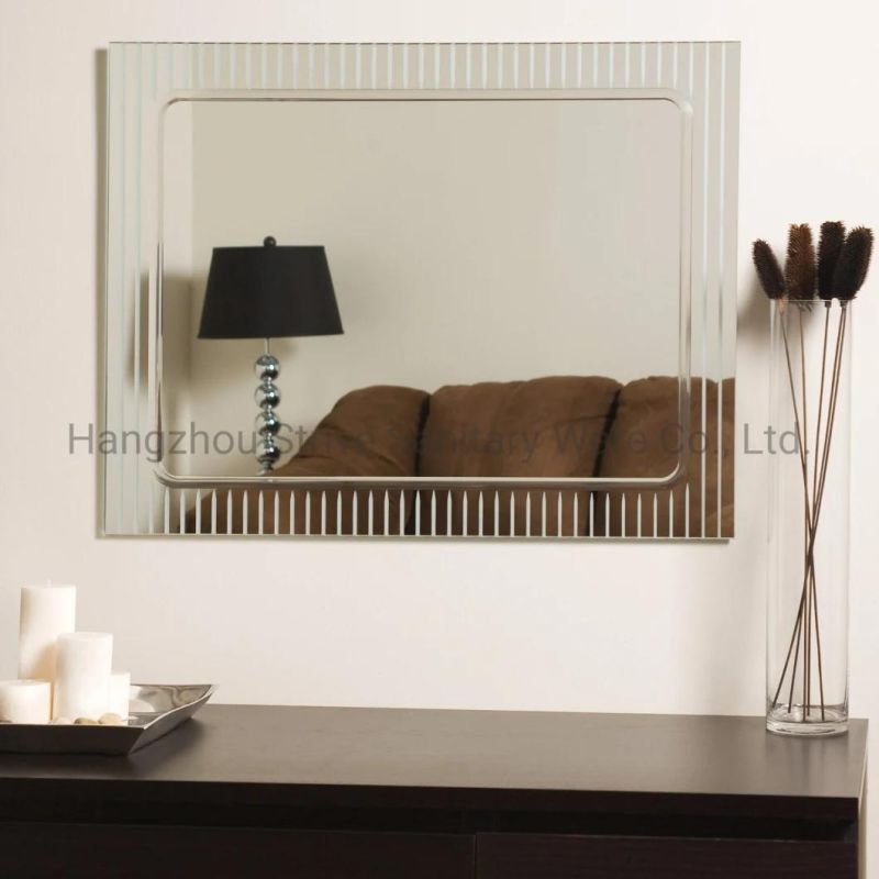 Silver Defogger Touch Sensor Mirror Factory Wholesale LED Bathroom Glass Mirror, 31.5 X 23.6"