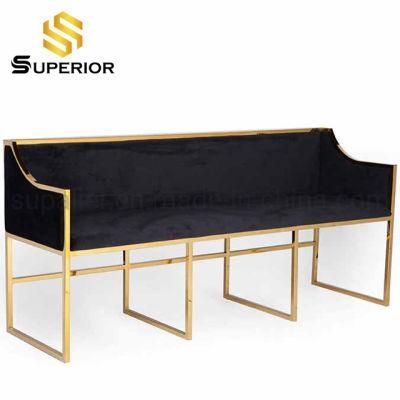 Hot Sale Royal Event Furniture 3 Seater Fabric Sofa