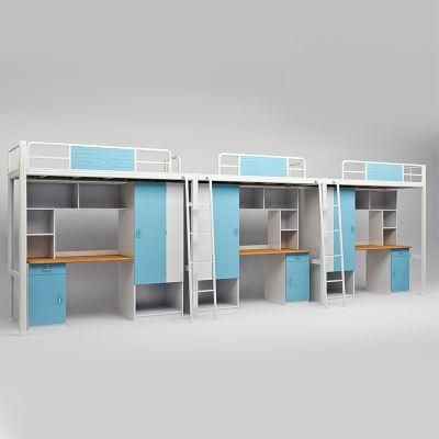 Wooden Fashionable Steel Bunk School Bed Adult Metal Bunk Beds