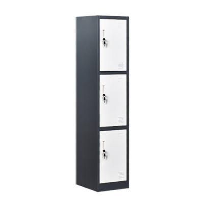 Modern Office Steel Furniture 3 Door Compartment 1850hx380wx460d Locker