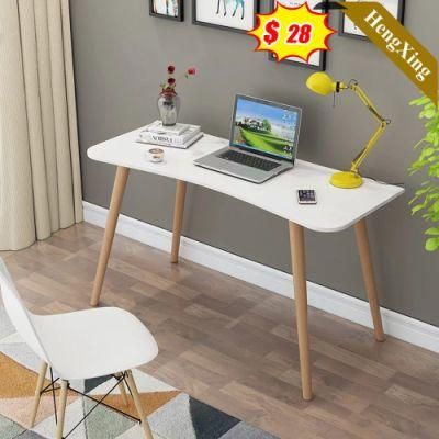 Modern Wooden Style White Color Office School Furniture Square Computer Study Table
