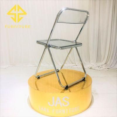 Outdoor Furniture Metal Iron Folding Dining Chair Hotel Furniture Wedding Events Chairs