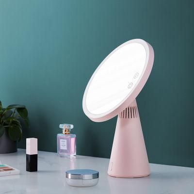 New Items Table Lamp Wholesale Lighted Makeup Mirror with Removeable 5X Magnifying Mirror