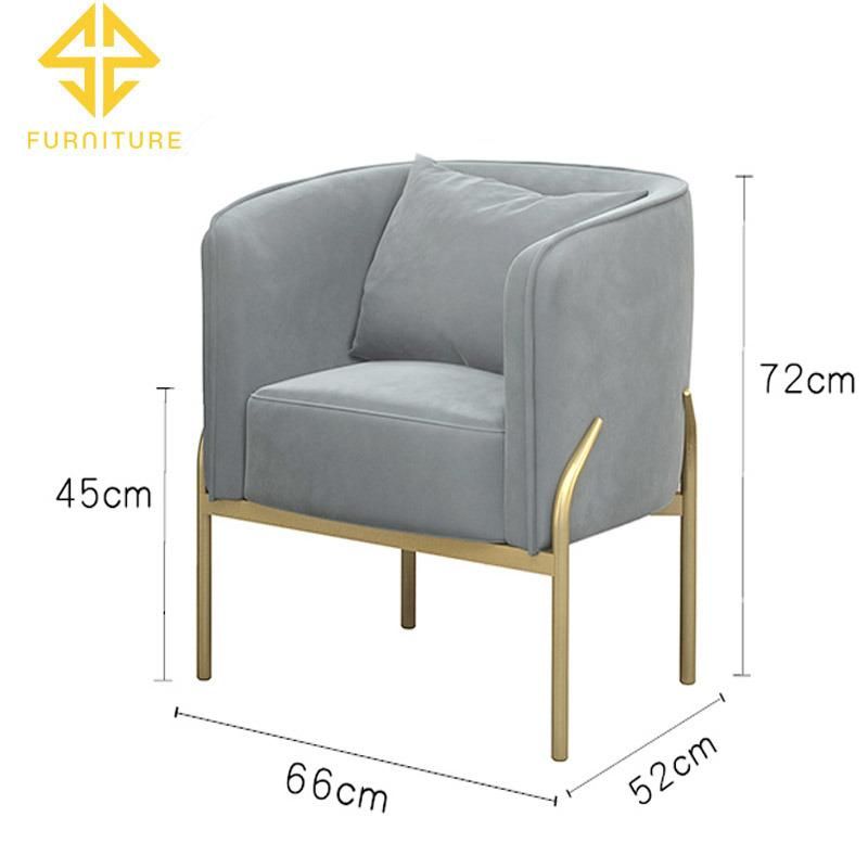Nordic Style Leisure Sofa Chair for Livingroom and Coffee Shop