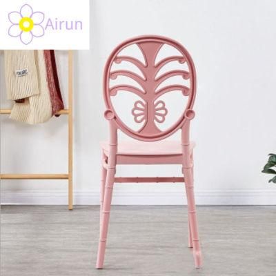 Cheap Napoleon Chiavari Tiffany Party Wedding Chairs Wholesale Stackable Plastic Hotel Chair for Event Banquet Wedding