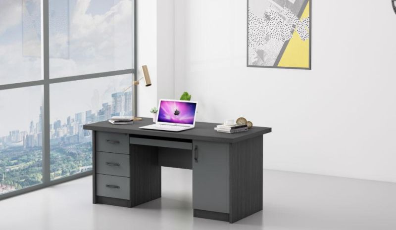 Modern Design 120cm 140cm Computer Desk Staff Office Desk