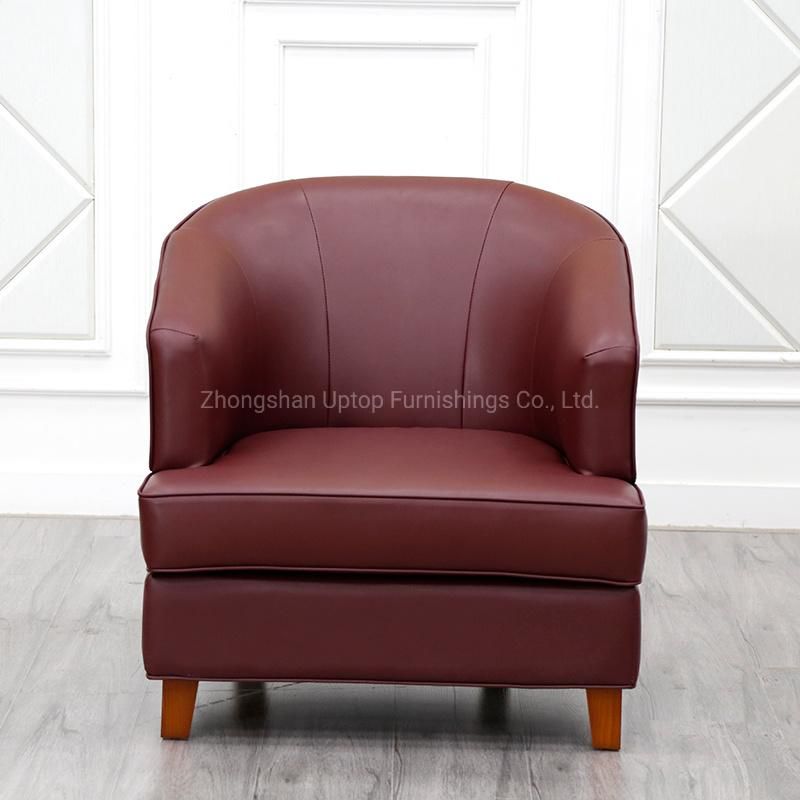 (SP-HC627) Modern Leather Armchair Living Room Hote Lounge Chairs