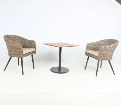 Modern Hotel Restaurant Table and Chair Garden Sets Rattan Outdoor Furniture