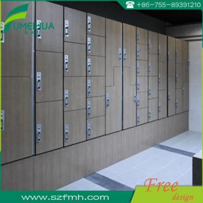 HPL Phenolic 4 Doors Compact Storage Locker Cabinet