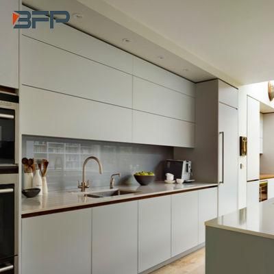 Customized Cupboards Modern Kitchen Melamine Kitchen Cabinet Furniture