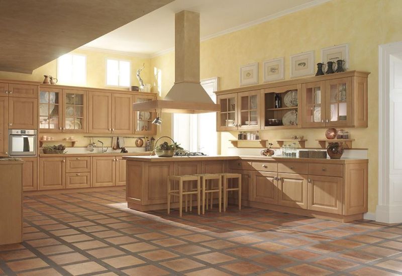 Factory Price American Style Hampter Door Design Kitchen Cabinet
