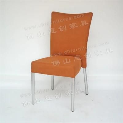 American Light Luxury Household Orange Flannel Soft Bag Backrest Desk Leisure Restaurant Chair