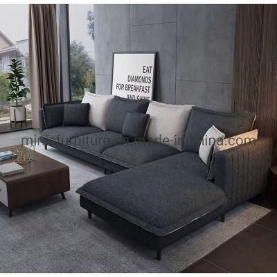 (MN-SF65) German Style Home Corner Living Room Furniture Modern Fabric Sofa