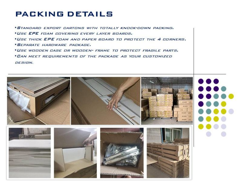 Factory Pric Furniture with King Size Bed