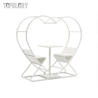 Popular Creative Design Hotel Outdoor Garden Home Furniture Aluminium Table and Chair Set